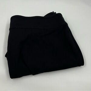 Eileen Fischer Women's 2XL Cropped Black Straight‎ Leg Dress Pants